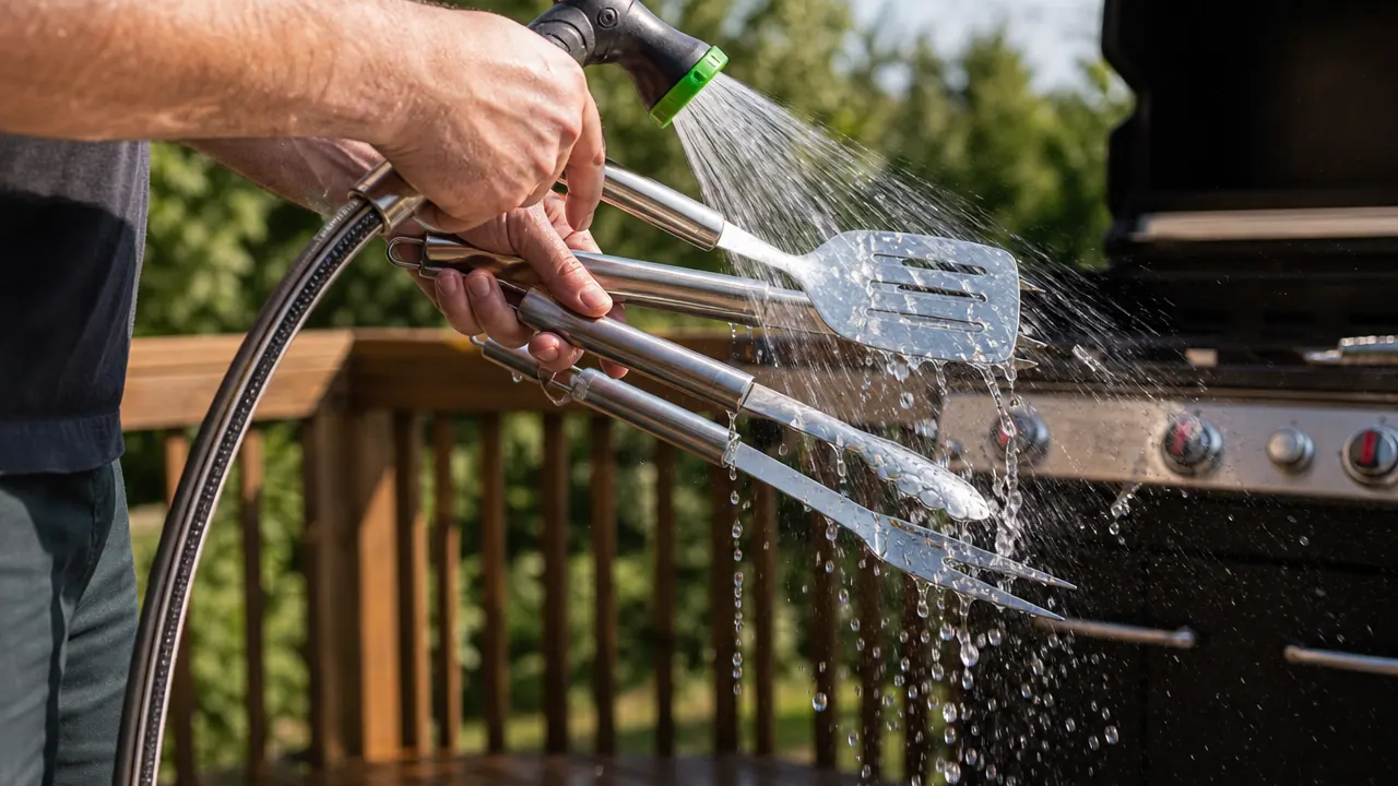 How to Clean Stainless Steel Grill Tools So They Last for Years